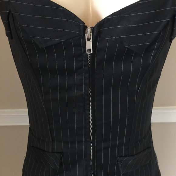  LIKE NEW Pinstripe Corset and Skirt - Picture 3 of 8